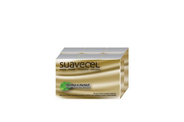 Lenços de papel 4 folhas 10x6