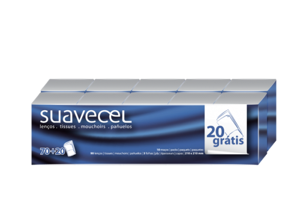 Lenços de Papel folha tripla 9x10 mini