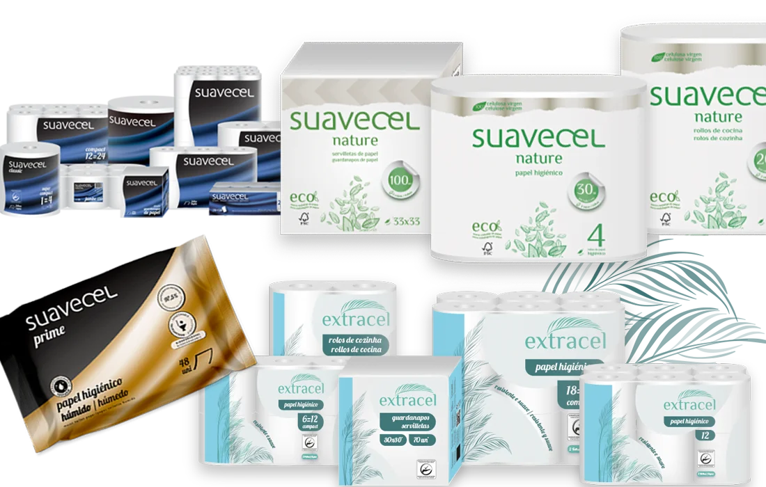 Produtos papel higiénico